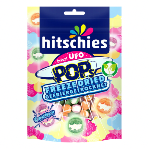 Hitschies brizzl Ufo Pops Freeze Dried Crunch