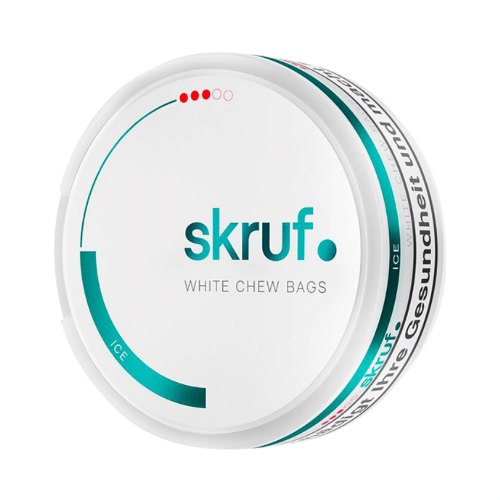 Skruf Ice White Chew Bags 3 Strong